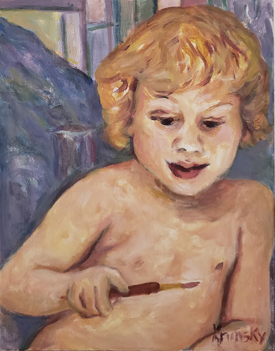 example of commissioned portraits:Liam.